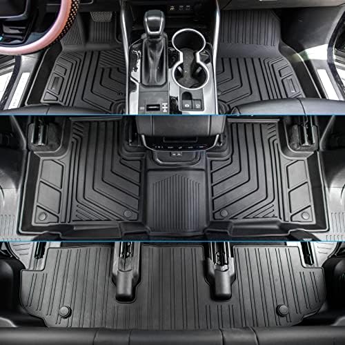 Bomely Floor Mats for 2020-2026 Toyota Highlander 7 Seats - Image 3