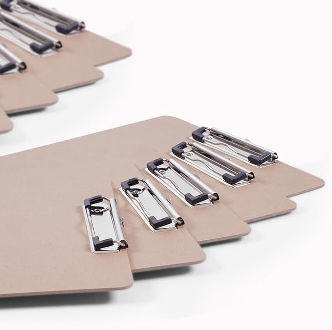 Clipboards Bulk, Woswel Hardboard Office Clipboards 48 Pack, 9 X 12.5 Inch - Image 3