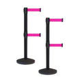 Crowd Control Warehouse CCW Series RBB-100D Set of 2 Stanchion Retractable Belt by Crowd+Control+Warehouse