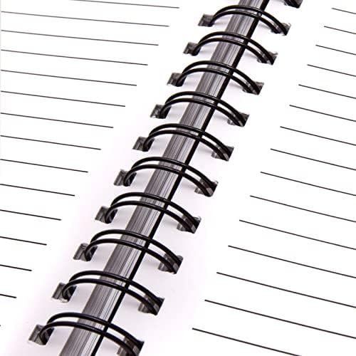 Binditek 100 Pack Double Loop Wire Binding Spines, 9/16Inch Binding Wire for Letter size, 3:1 Pitch, 120 Sheet Capacity, 32-Loop, Black, for Students and Coworkers - Image 6