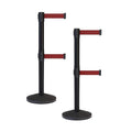 Crowd Control Warehouse CCW Series RBB-100D Set of 2 Stanchion Retractable Belt by Crowd+Control+Warehouse