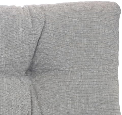 Klear Vu The Gripper Non-Slip Tufted Bench Cushion for Indoor Furniture, Assembled in USA, Entryway Storage, Bay Window, Corner Nook or Piano Seat, 43 Inches, Chenille Gray - Image 4