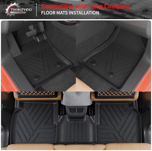 Floor Mats for 2017-2025 2026 Jeep Compass - Image 2