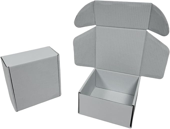 10 Pcs 9.8 x 9.8 x 4 inches Large Size Corrugated Cardboard Gift Boxes - Image 6