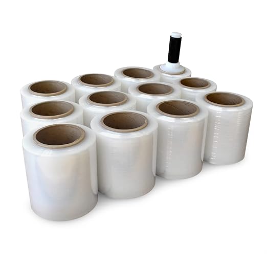 IDL Packaging 5" x 1000' Stretch Wrap Mini Roll of 80 Gauge by IDLPackaging