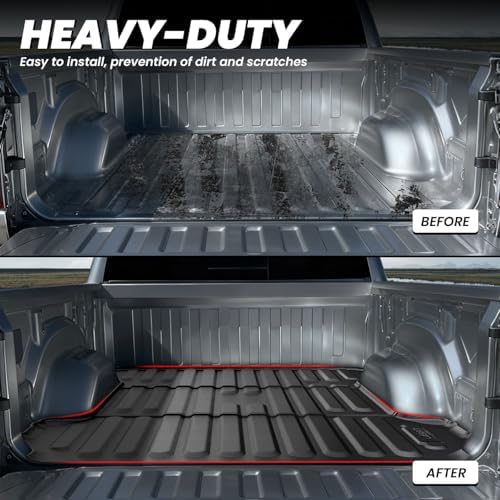 LASFIT 6.4FT Truck Bed Mat for RAM 1500 2019-2026 Standard Bed 76.3inches - Image 4