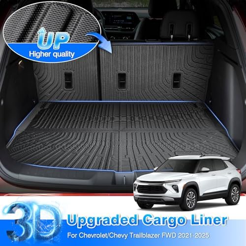 Cartist Floor Mats for Chevy Trailblazer FWD 2021-2025 2026, All Weather Cargo Liner for Trailblazer Accessories, Heavy Duty Car Mats, Car Accessories (Only Fit Cargo in Upper Deck Position) - Image 3