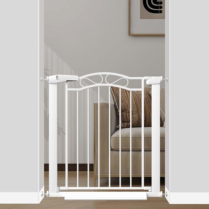 Fairy Baby Extra Wide Press Mounted Baby Gate Indoor by FairyBaby