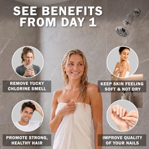 Aqua Elegante Chlorine Shower Water Filter - Polished Chrome - Image 2