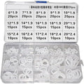 225 PCS VMQ Grade Silicone O Ring Assortment Rubber Silicone Seal Kit by SHSTM