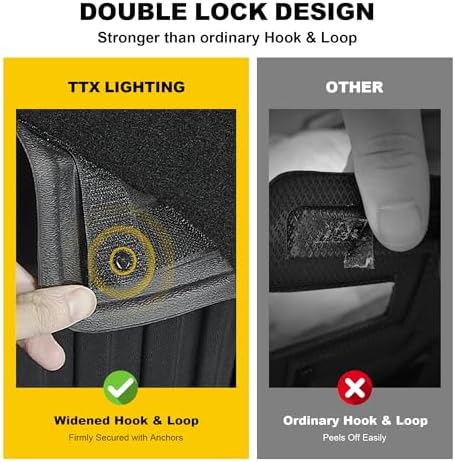 TTX LIGHTING Rear Seat Back Covers for Ford Bronco 2021-2026 4-Door - Image 7