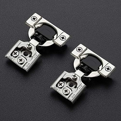 Soft Close Hinges for Kitchen Cabinet Hinges, 1/2 Inch Overlay, 8 Pack - Image 2