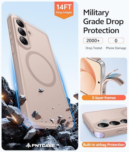 FNTCASE for Samsung Galaxy S26 Case, Fit for Magsafe, with Screen Protector - Image 5