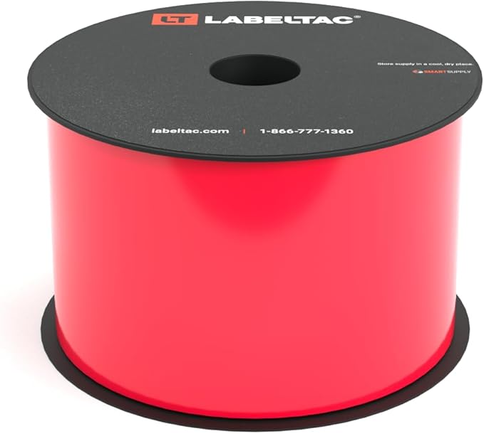LabelTac LT4/LT4P/LTPX Label Supply 3" x 150' Red by LabelTac