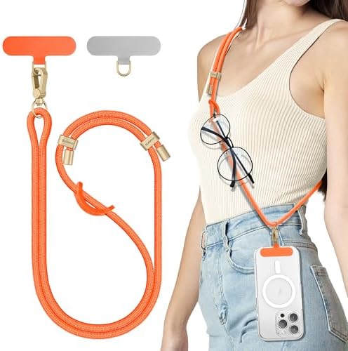 SURPHY Phone Lanyard Crossbody, Phone Strap Crossbody with 2 Tether Tabs by SURPHY