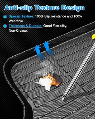 Cartist Cargo Liner Fits for Toyota Corolla Sedan & Corolla Hybrid 2020-2024 (Not for Corolla Cross & Hatchback) All Weather Trunk Mat Durable 3D Upgrade Anti-Slip Rear Cargo Mat Trunk Liner Black - Image 4