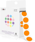 PARLAIM 1/2 Inch Round Adhesive Color-Code Dot Stickers, 500 Stickers Inventory by PARLAIM