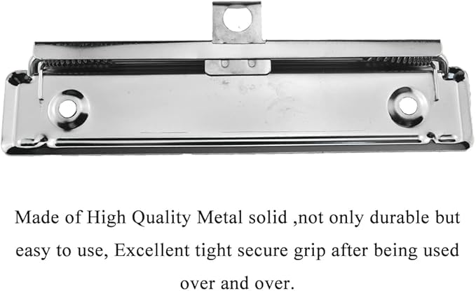HAHIYO 4.72 Inches Silver Metal Clipboard Clips - Image 3