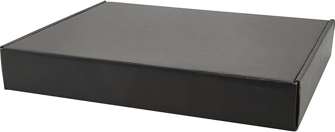 Black Shipping Boxes for Small Business Pack of 25-13x10x2 inches Cardboard - Image 5