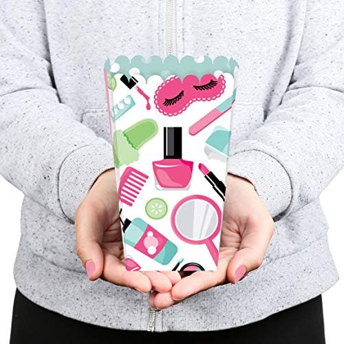 Spa Day Popcorn Boxes - Girls Makeup Party Treat Boxes - 12 Ct - Image 5