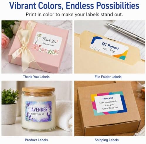 1000 Pcs 2"x4" 10 Up Shipping Labels for Laser & Inkjet Printer - Image 6