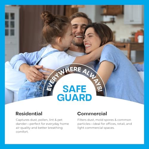 Simply 14x24x1 Air Filter, Merv 8, 4 Pack, For Home AC Furnace & HVAC (Actual Size: 13.75"x23.75"x0.75") DUST, Pet, & Allergy Control - Image 7