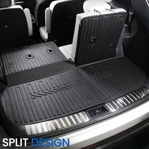 Floor Mats for Hyundai Palisade 2020-2025 7&8 Seats, w/Cargo Mat - Image 5