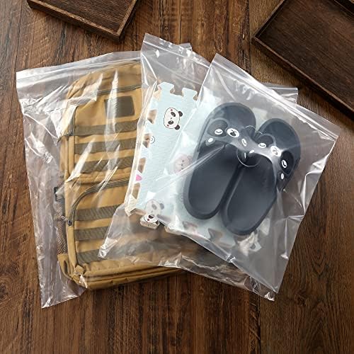 30Pcs 18"X21" Thick 3Mil Large Clear Reclosable Zip Seal Lock Plastic Bags - Image 5