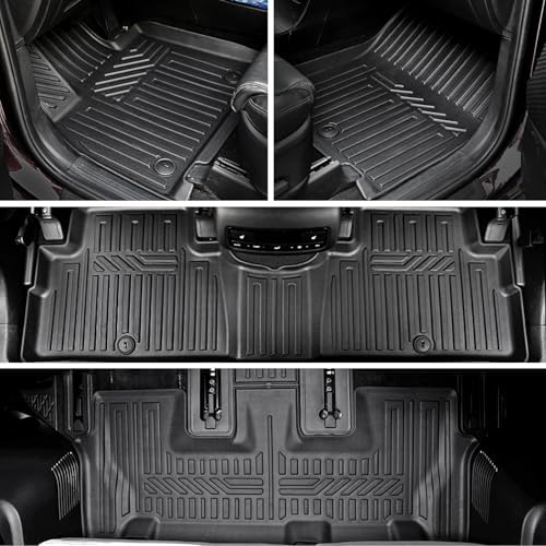 Floor Mats for Hyundai Palisade 2020-2025 7&8 Seats, w/Cargo Mat - Image 2