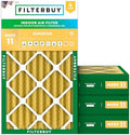 Filterbuy 12x20x4 Air Filter MERV 11 Pet & Allergy Defense (4-Pack) by Filterbuy