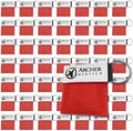 CPR Keychain Face Shields with One-Way Valve, 50 Pack by ArcherMedTech