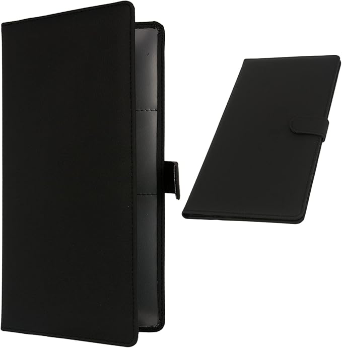 Car Registration and Insurance Holder, Leather Magnetic Shut Vehicle Glove Box - Image 7