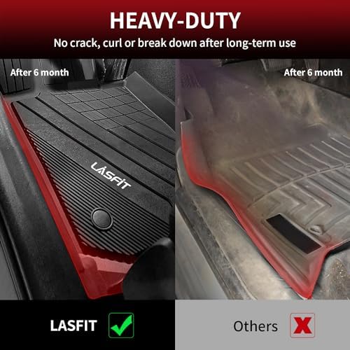 LASFIT Floor Mats Fit for Mazda CX5 2017-2025 TPE 1st & 2nd Row Liners - Image 4