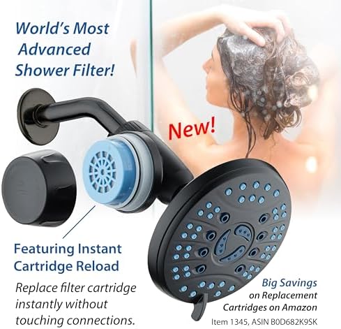 AquaCare Universal Premium American KDF Shower Filter w/Hygienic Cartridge - Image 4