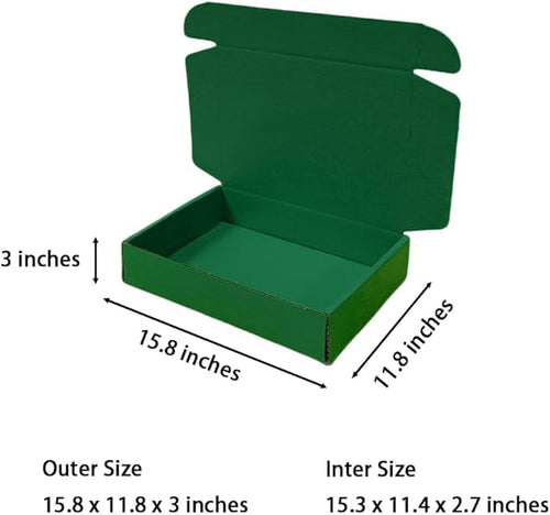 20 Pcs 15.8 x 11.8 x 3 inches Shipping Boxes - Image 2