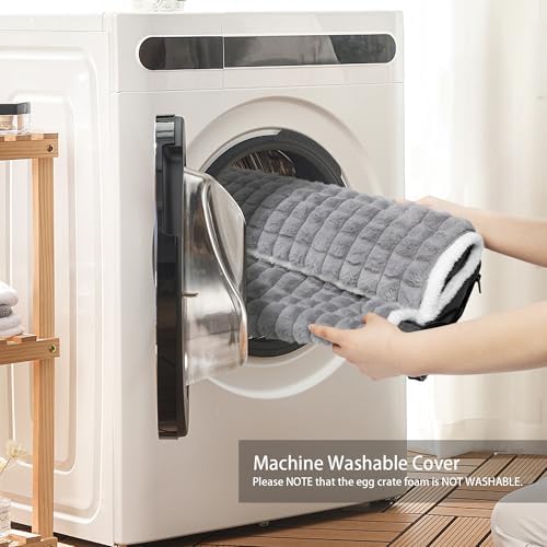 Orthopedic Large Dog Bed Pillow Pet Sofa Bed 36''X24'' Grey - Image 4