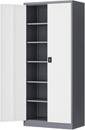 Metal Storage Cabinet-71” Tall Steel File Cabinets by Fesbos