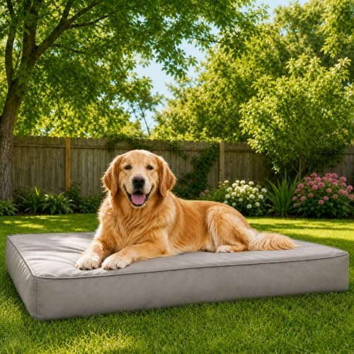 WNPETHOME Outdoor Waterproof Dog Bed Large Sized, Washable Creat Pad 30" by WNPETHOMEPETSHOME