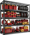 Garage Shelving, 5-Tier Heavy Duty Metal Storage Shelves, 3000 LBSAdjustable Storage Rack for Garage, Warehouse, Basement, 35.4" W x 17.7" D x 72" H by Notmise
