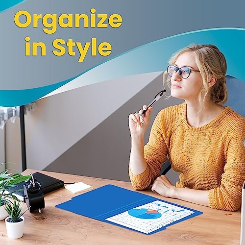 Better Office Products Heavyweight Poly File Folders, 1/3 Cut Tabs, 12 Pack, Assorted Colors, Letter Size, with Adhesive Labels, - Image 3