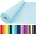Vanhench 36" x 2400" Sky Blue Wrapping Paper, Solid Color Art Kraft Craft Paper by Vanhench
