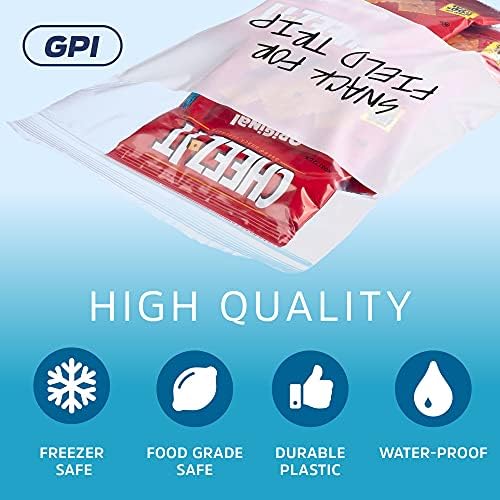 6" x 9" Zip Bags, 500 Pack, 4 Mil Heavy Duty, Write with White Block, GPI - Image 3