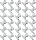 HAHIYO 0.87inch White Bulldog Clips Metal File Hinge Binder Clips Clamps Save by HAHIYO