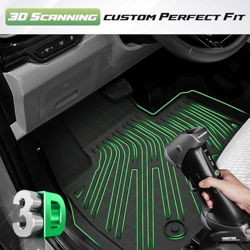 Cartist Floor Mats for Kia Carnival Hybrid 8 Seats 2025 2026 (Only Fit Hybrid), All Weather Cargo Liner for Carnival Accessories, Heavy Duty TPE Floor Mats and Cargo Mats, Car Accessories - Image 3