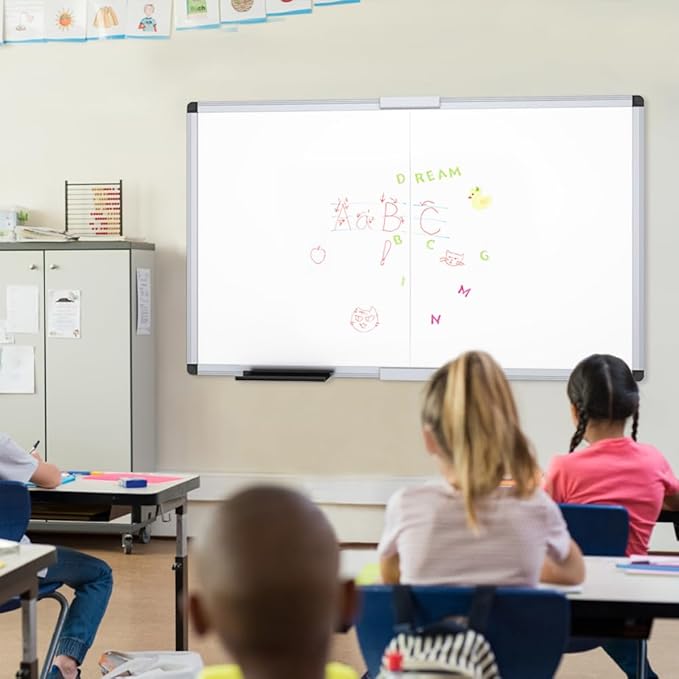 VIZ-PRO Magnetic Dry Erase Board, 60 X 36 Inches, Foldable Wall-Mounted - Image 6