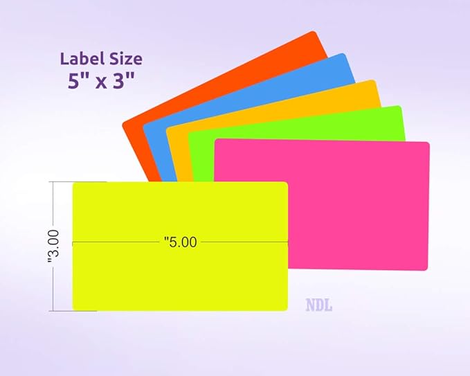 NextDayLabels 500 Rectangle Stickers - Image 4