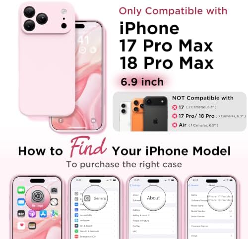 GolbinBox Magnetic for iPhone 18 Pro Max Case/17 Pro Max Case, Chalk Pink - Image 2