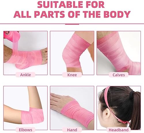 OK TAPE Pre Wrap Tape 4-Rolls 120 Yds Athletic Foam Underwrap for Sports - Image 4