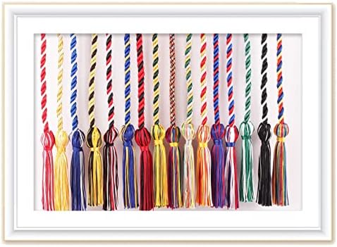 Graduation Honor Cords, 68" Long (Black/Gold) - Image 5