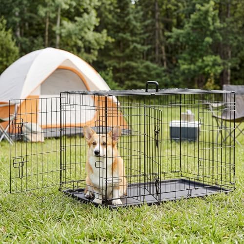 Sweetcrispy 36 Inch Dog Crate, Medium Dog Cage, Foldable Puppy Pet Kennel - Image 6